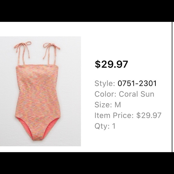 aerie Other - AERIE one piece swimsuit size: MEDIUM